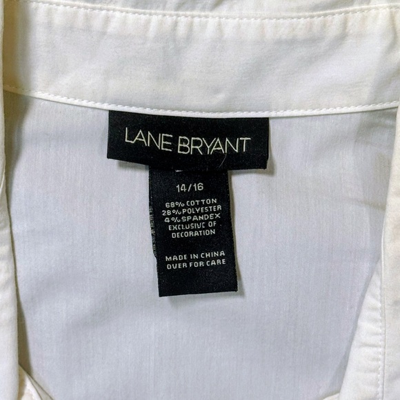 Women’s Lane Bryant Cream Blouse - Picture 2 of 10